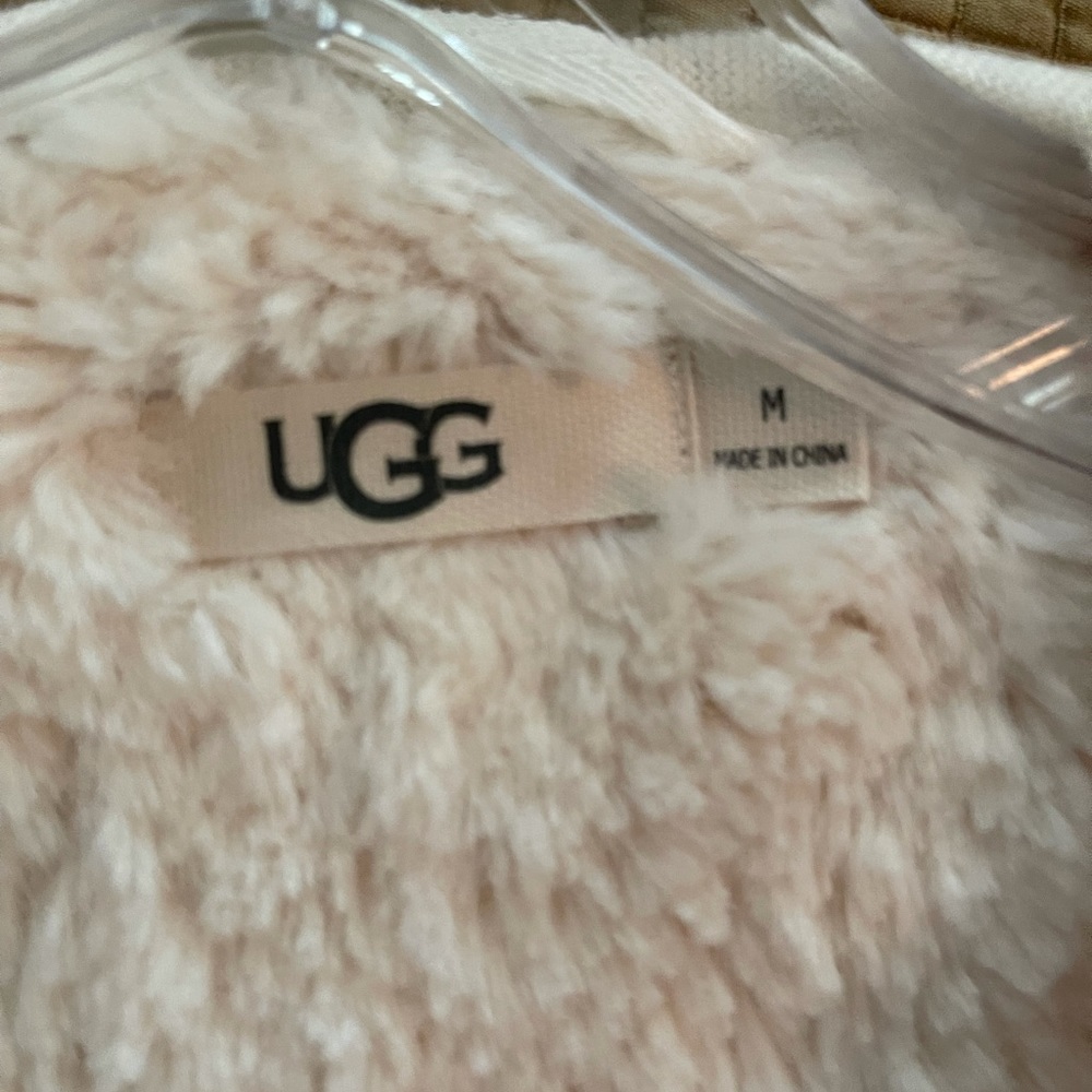 Ugg fleece lined knit cardigan. So soft!